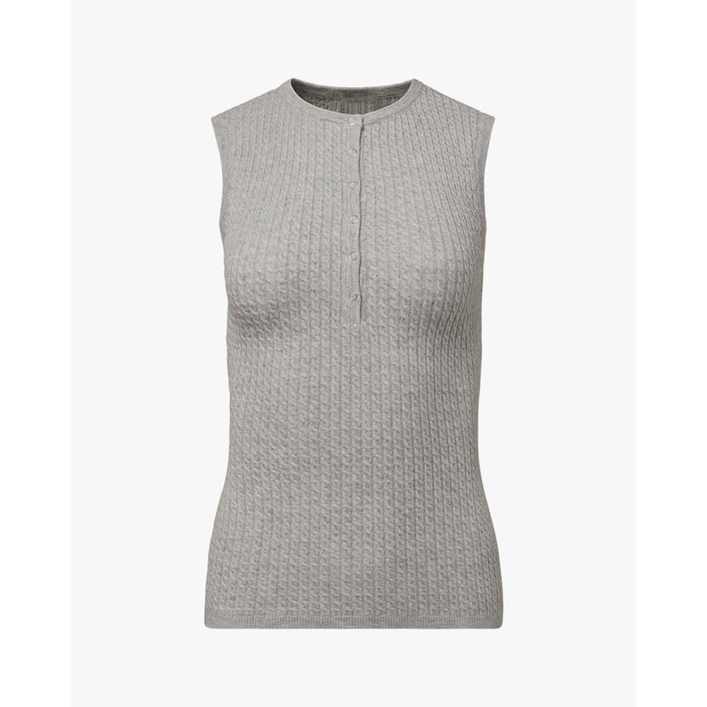 Weworewhat 'Collar' Grey Sleeveless Cartigan Size S